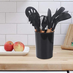 12 Piece Silicone Cooking Utensils Set - Heat Resistant, Non Stick Kitchen Tools