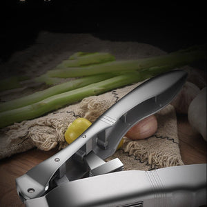 Manual Garlic Press Crusher, Aluminum Alloy Garlic & Ginger Masher | Durable Kitchen Tool UAE