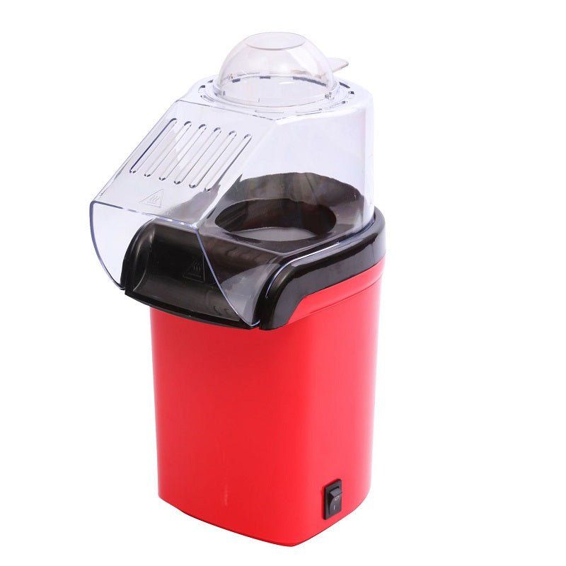 Mini Electric Popcorn Machine - Oil Free Hot Air Popcorn Maker for Home & Movie Nights